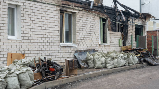 Professional Fire Damage Removal technician working in Texas, TX